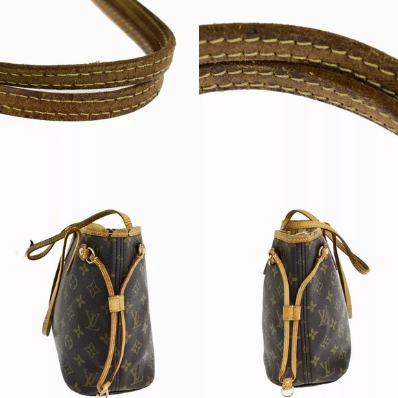 LOUIS VUITTON Neverfull PM Shoulder Tote Bag Monogram Leather BN - Picture 7 of 16